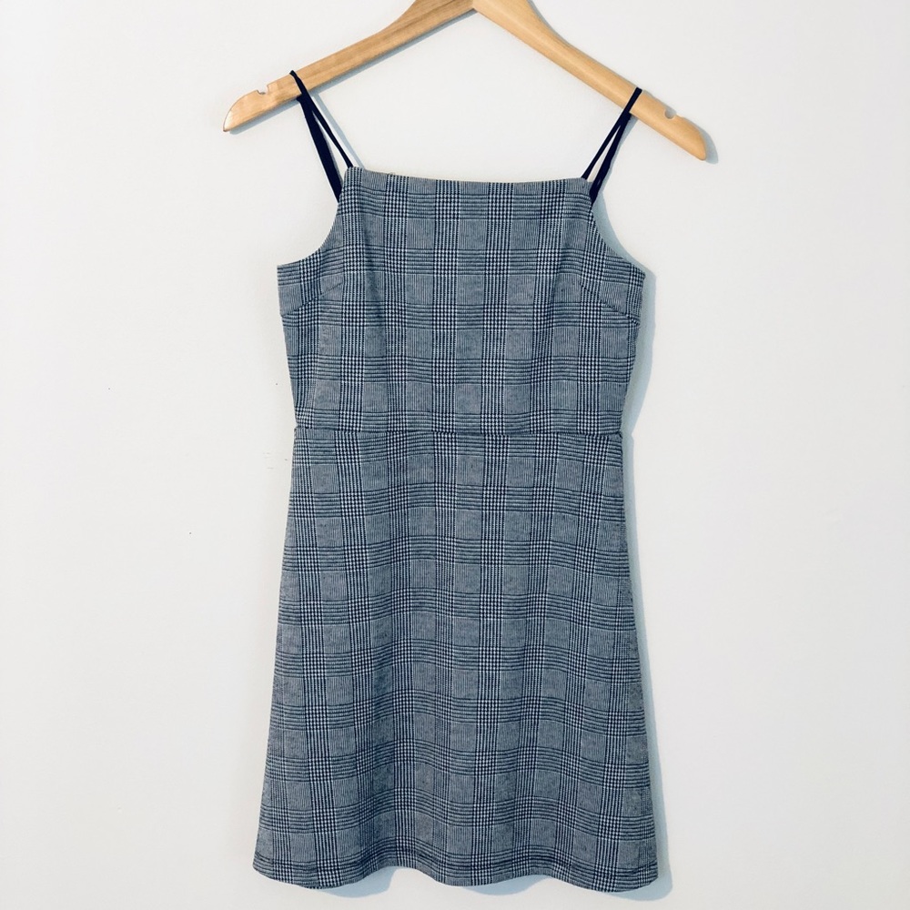 GINGHAM MINI DRESS size S